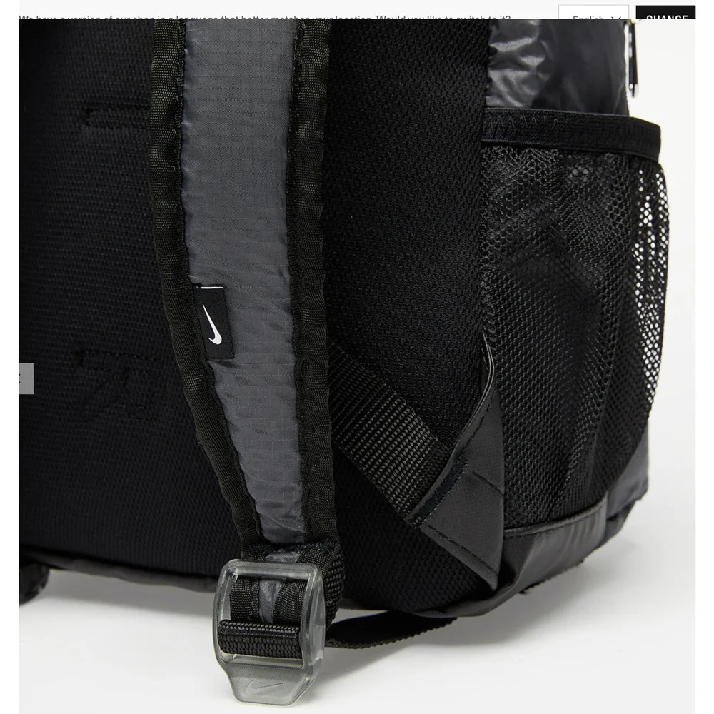 Nike Brasilia JDI Mini Black Grey Backpack Unisex Small Bag Travel BA6212 011